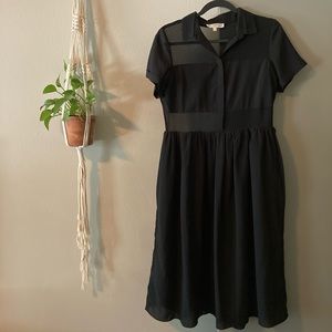 Anthropologie Black Dress
